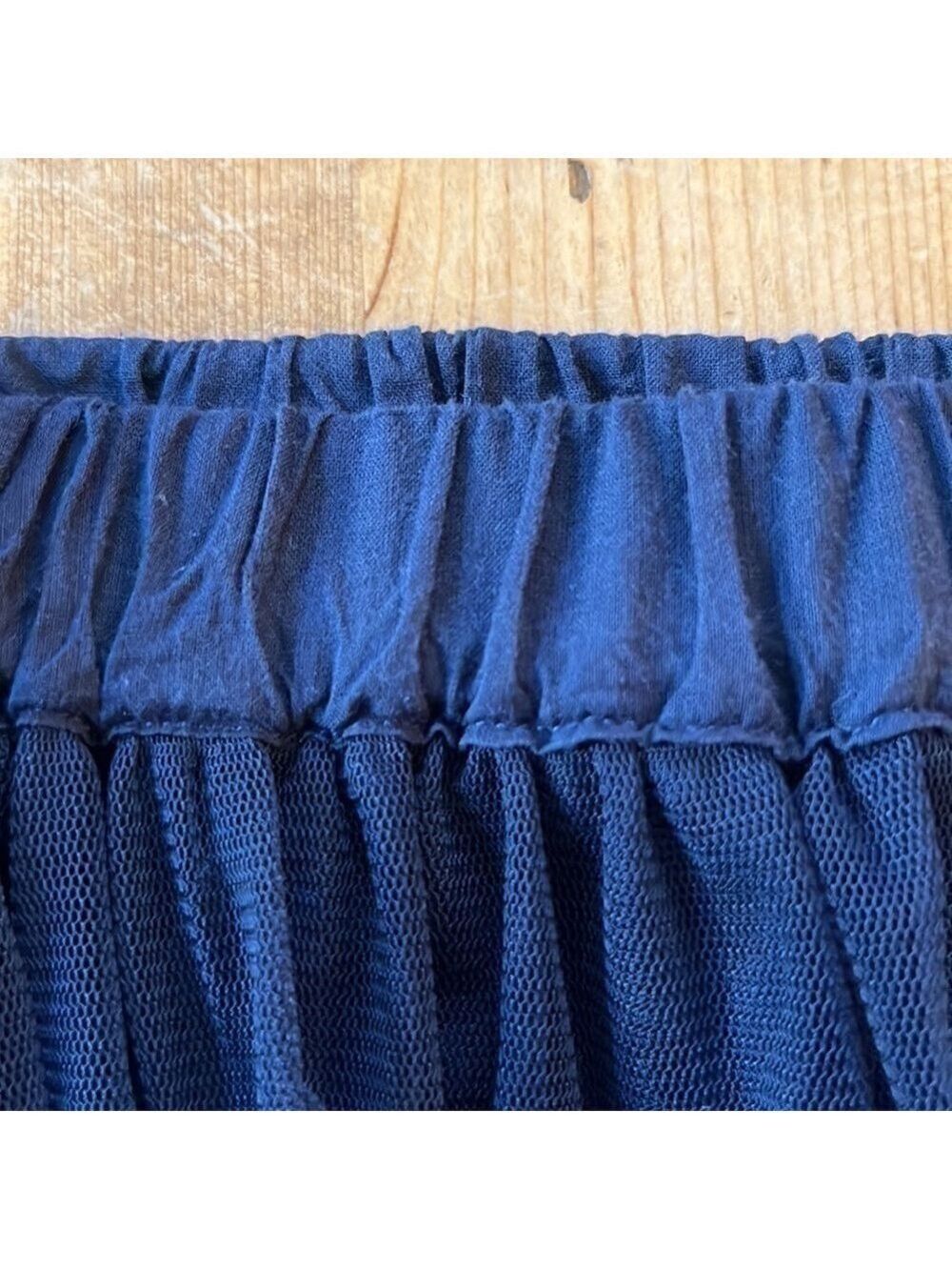 J.CREW CrewCuts Girls Navy Tulle Skirt with Silver & Gold Sequin Stars XL - Picture 6 of 6